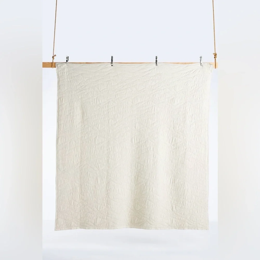 Anthropologie Alora Cotton Cashmere Quilt Size Cal King NWT